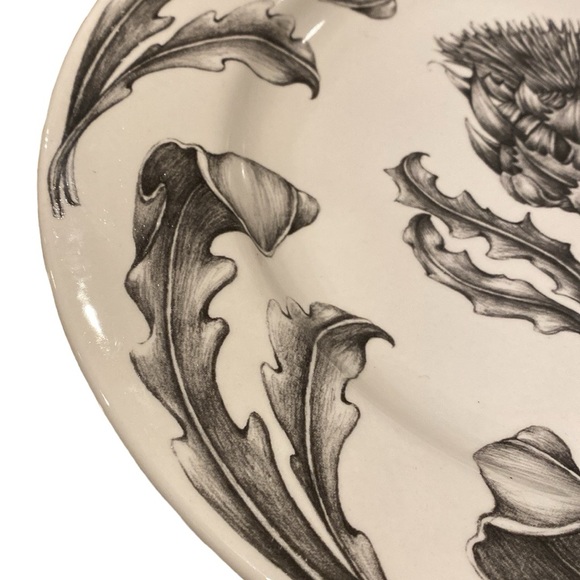 Laura Zindel Small Round 12” Platter: Milk Thistle - Picture 4 of 6